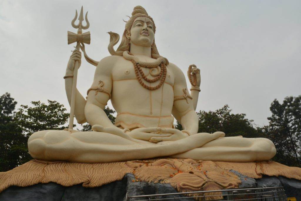 Lord Shiva under open sky