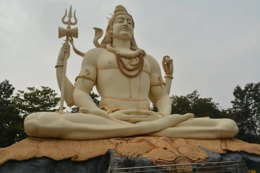 Lord Shiva under open sky